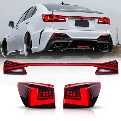 For Lexus IS250 IS350 Isf LED Taillights 2006-2013 Parts Dynamic