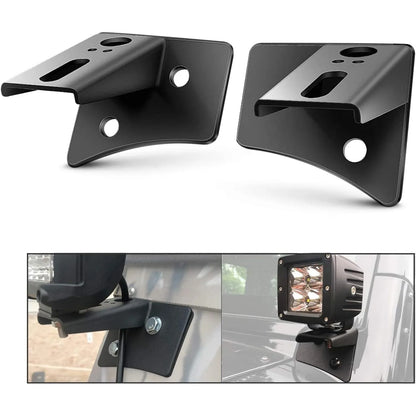 Nilight 2PCS 4inch Pods Bar Triple Row 60W Flood