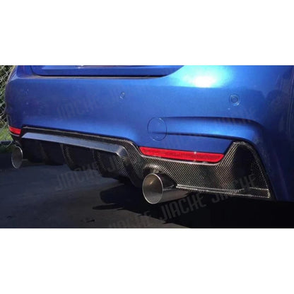 For BMW 4 Series F32 F33 ABS Gloss Black M Performance Rear
