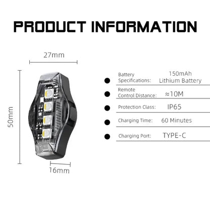 Wireless Remote Control Strobe Motorcycle Drone Scooter