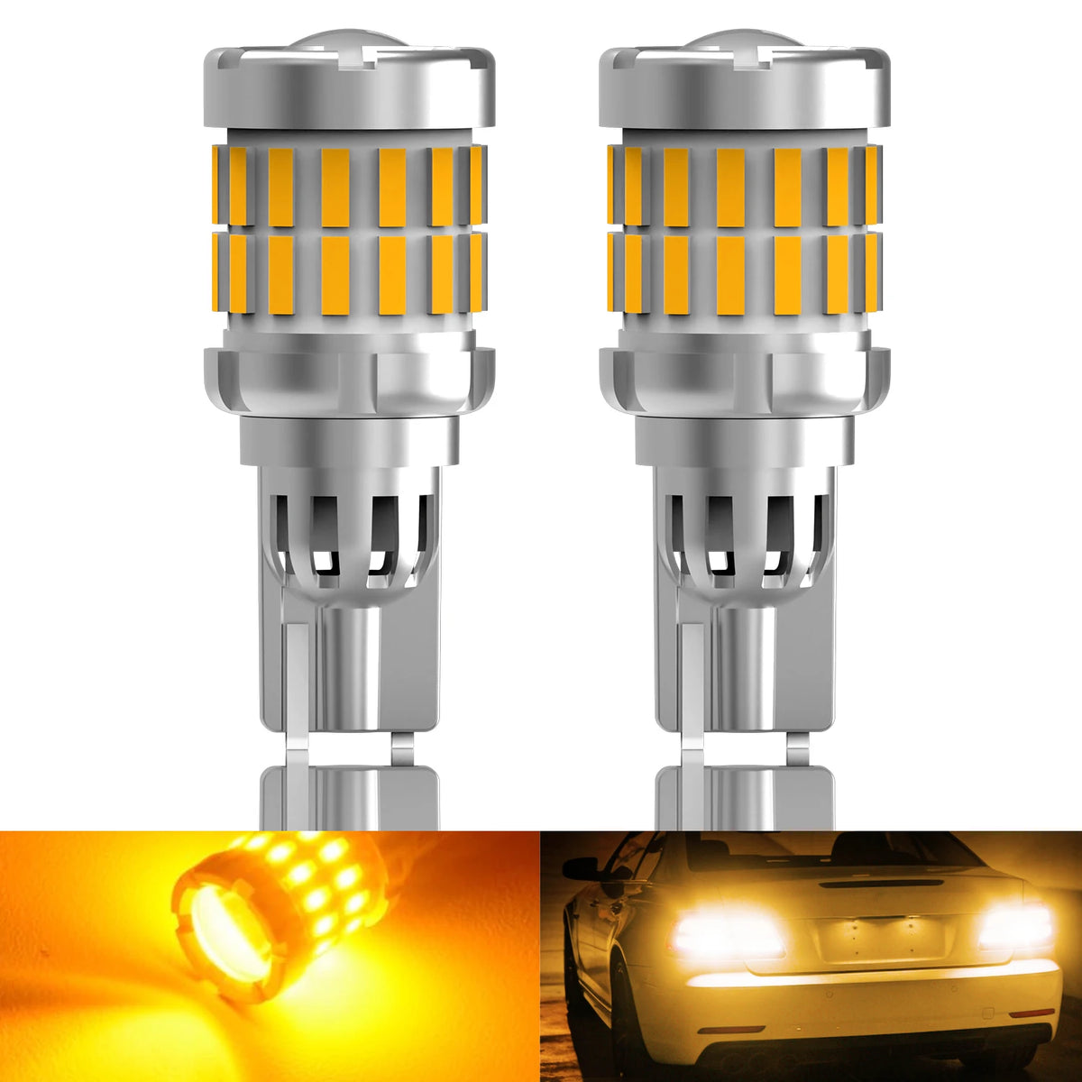 For Skoda Superb 2 Karoq 2017 Katur 2PCS T15 W16W T16 4000LM