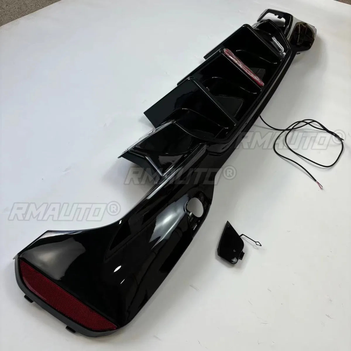 For BMW 5 Series G30 G38 Rear Bumper Spoiler Lip Diffuser