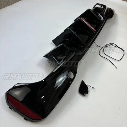 For BMW 5 Series G30 G38 Rear Bumper Spoiler Lip Diffuser