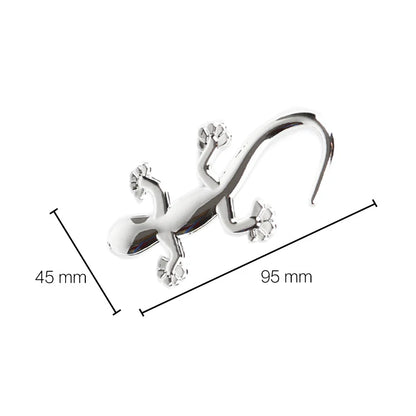 2PCS Gecko Lizard Sticker Motorcycle 3D Decal Waterproof