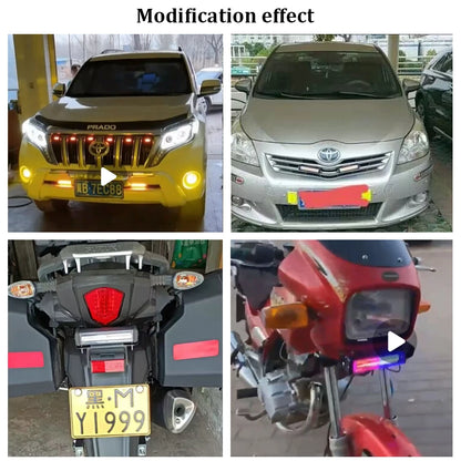 12V 24V Truck Side Cob Strobe Emergency Beacon Warning