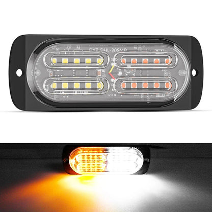 1PCS Strobe Warning Grille Flashing Truck Amber Traffic 12V