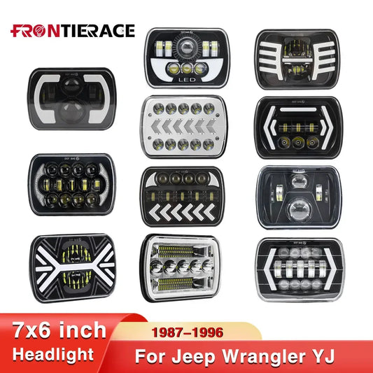 For Toyota Pickup Headlight 5X7 6X7 Drl Brightest Truck hi-lo