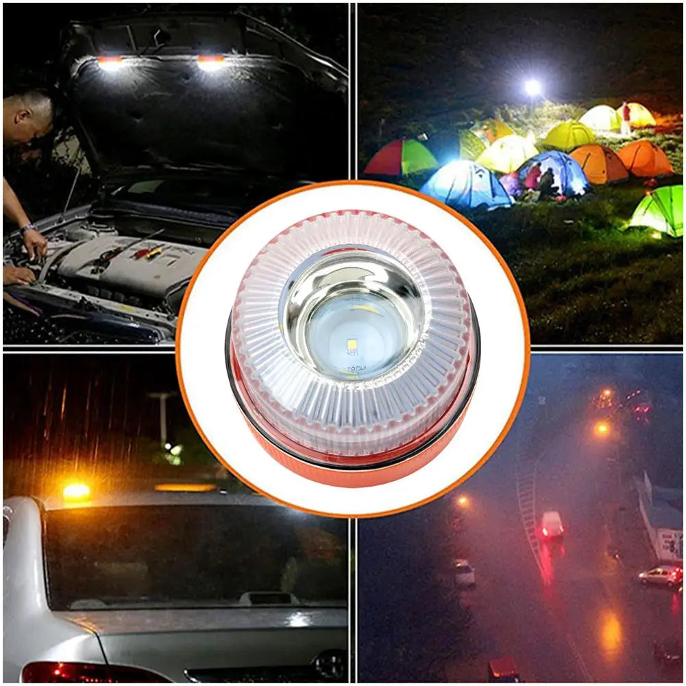 V16 Warning Strobe White Emergency Beacon Yellow Traffic Strong
