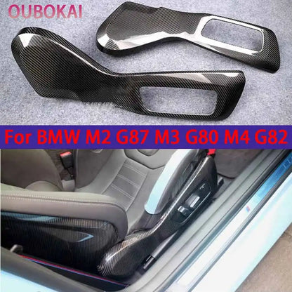 For BMW M2 G87 M3 G80 M4 G82 Carbon Fiber SEAT Side Panel Sports