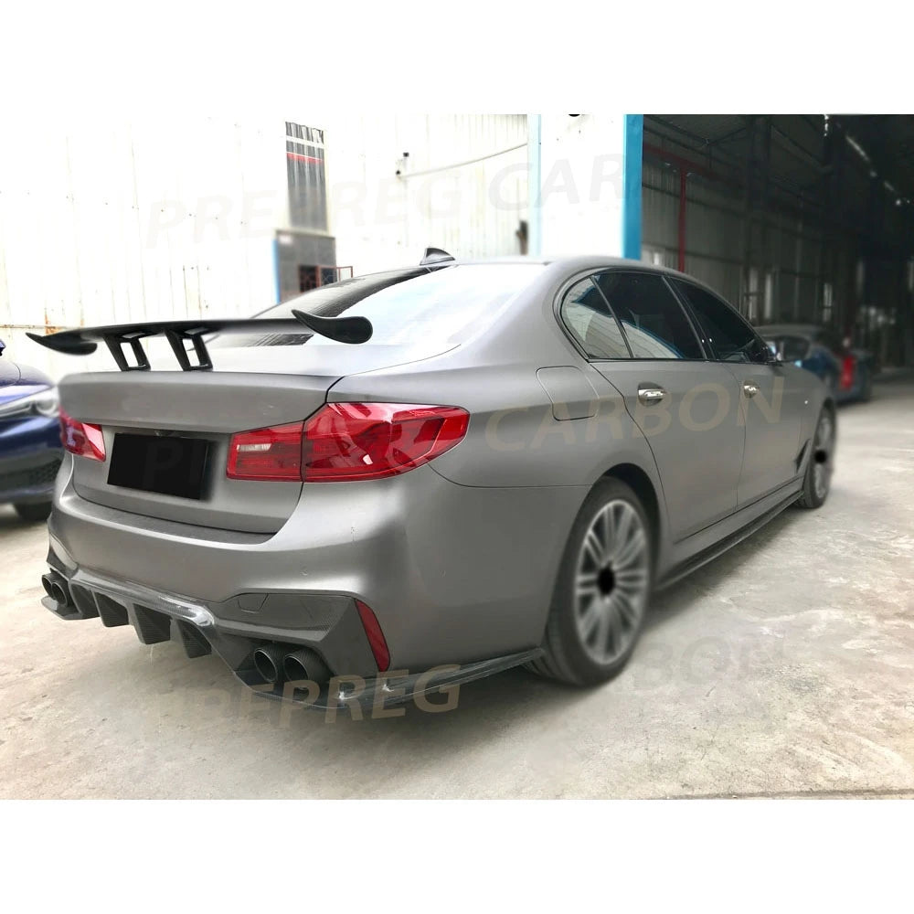 For BMW 5 Series F90 M5 Prepreg Dry Carbon Rear Lip Diffuser