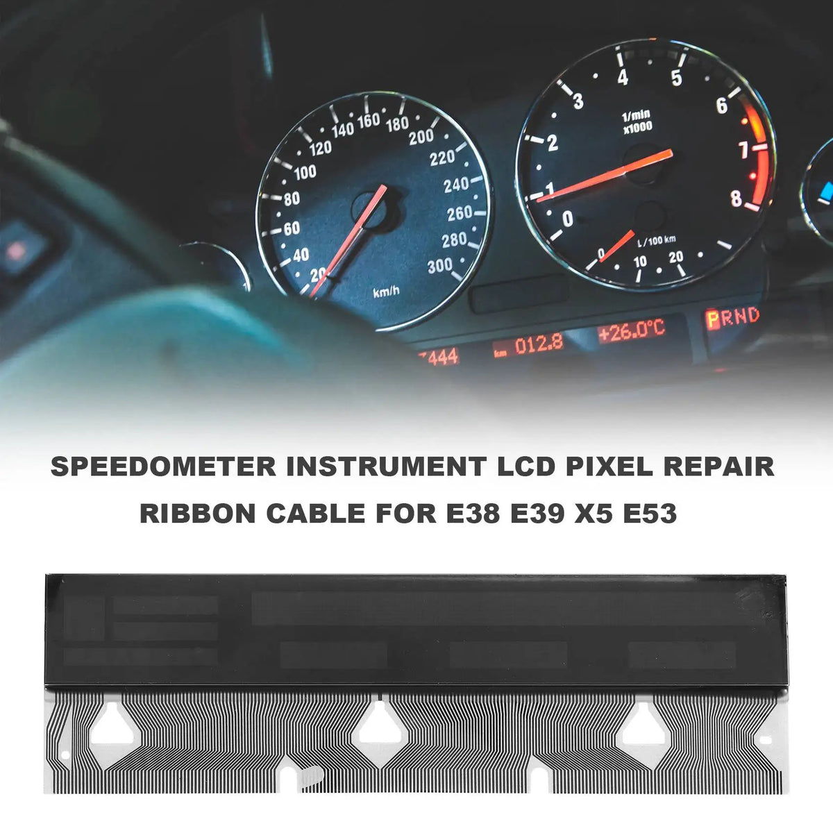 For BMW E38 E39 X5 E53 Speedometer Instrument Lcd Pixel Repair