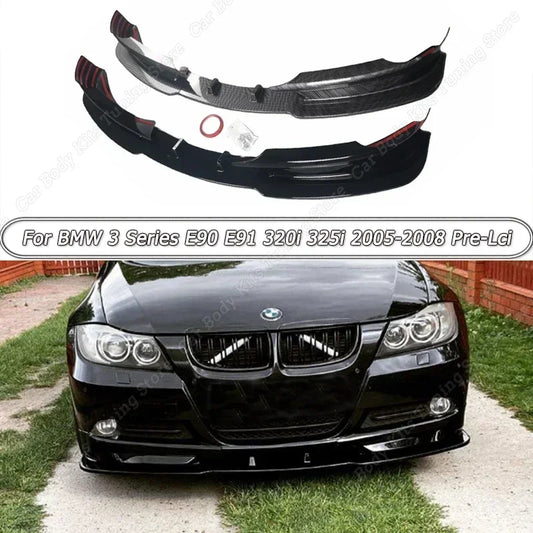 For BMW 3 Series E90 E91 ABS Gloss Black 320I 325I 2005-2008