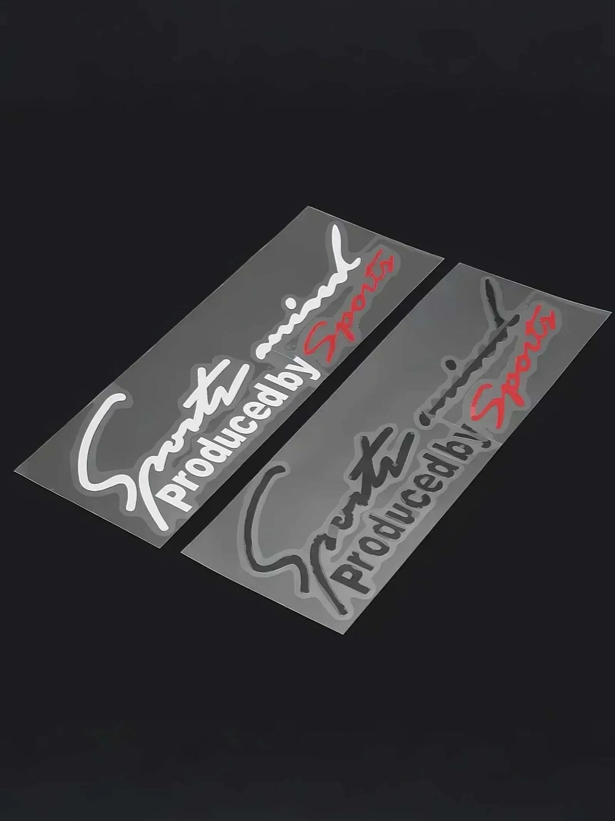 Eyebrow Sticker Sport Letter Sporty Body Decal Personalized Hood