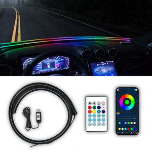 1.5m USB APP RGB Windshield Ambient Interior wrap-around
