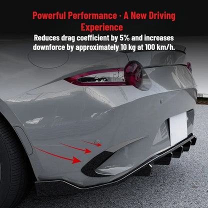 For 2016+ Mazda MX-5 Miata Nd Rear Vent Wind Blade Exterior Trim