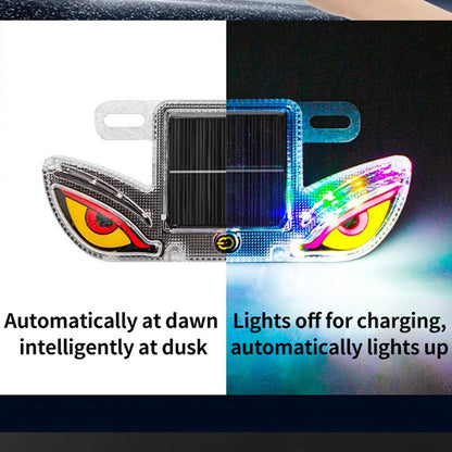 Solar Devil S Eye Warning Truck Intelligent Sensing Motorcycle