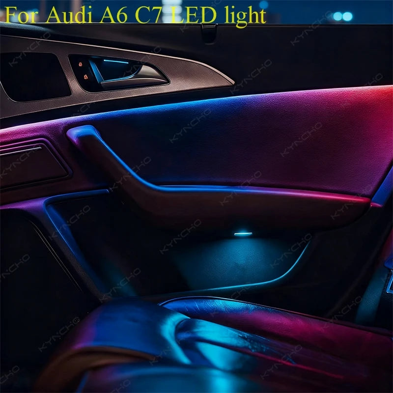 For Audi A6 C7 Ambient Lighting Colors Suitable Models From 2011