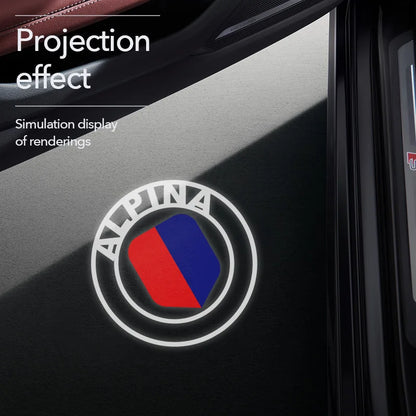 2PCS Door Welcome Projector Alpina B4 XD3 B7 No
