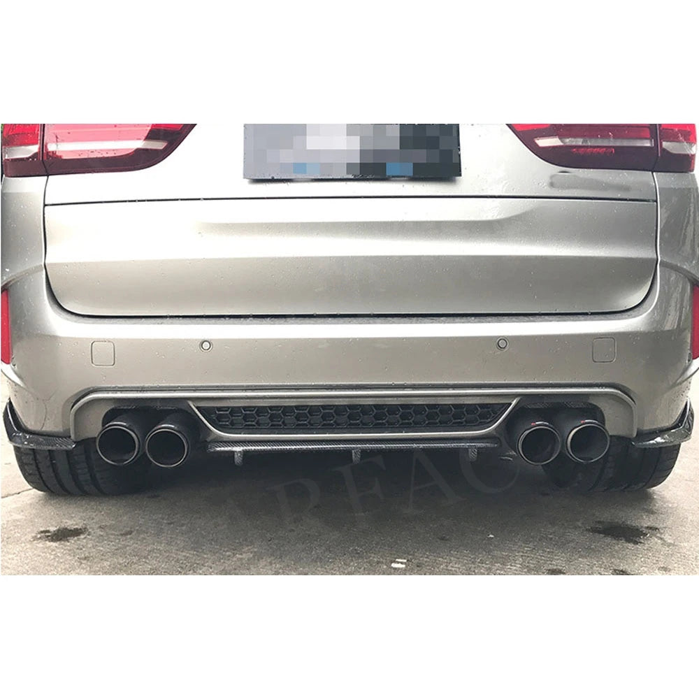 For BMW X5M F85 X6M F86 Rear Bumper Lip Diffuser Splitters Flaps