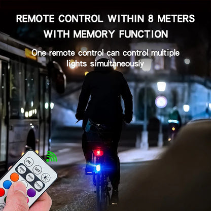 6PCS RGB Strobe Motorcycle Flash Position Wireless Aircraft