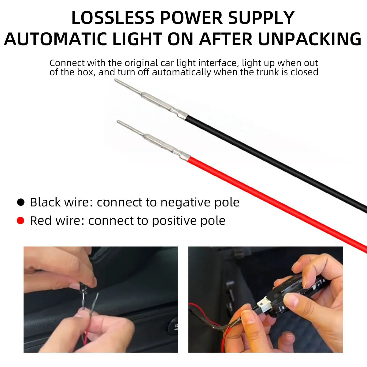 4M Brightness Trunk Lighting Ambient Interior Wiring Automatic