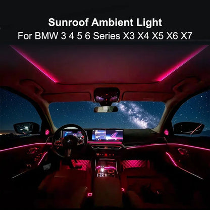 For BMW 2 3 4 5 Colors Sunroof Interior Lighting 6GT Series G20