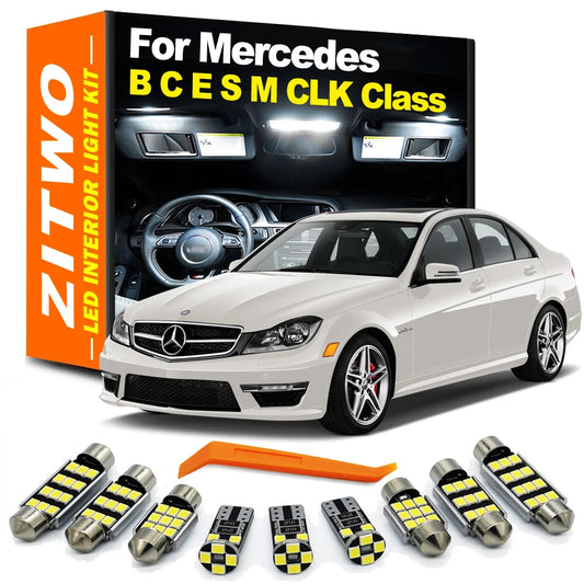 For Mercedes Benz C E S Full Bulb Interior Kit Class W202 W203