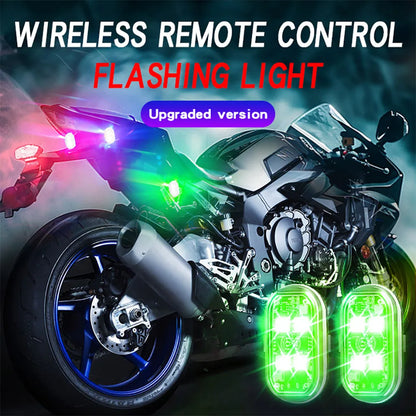 For Motorcycle Colors Atmospher Wireless Strobe Warning Aircraft