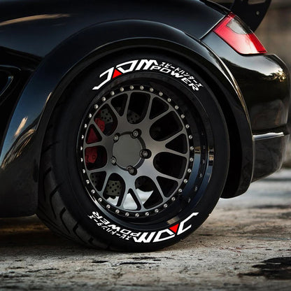 3D Thicken Jdm Letters Pvc Wheel Sticker Tire Fashion