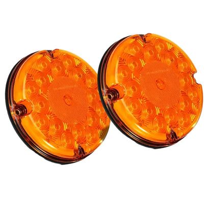 2PCS 12V 24V 2x17led Side Signal Taillights Suitable Cars