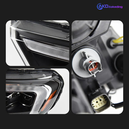 For Ford Ranger Headlight Projector Lens Head 2015-2020 Everest