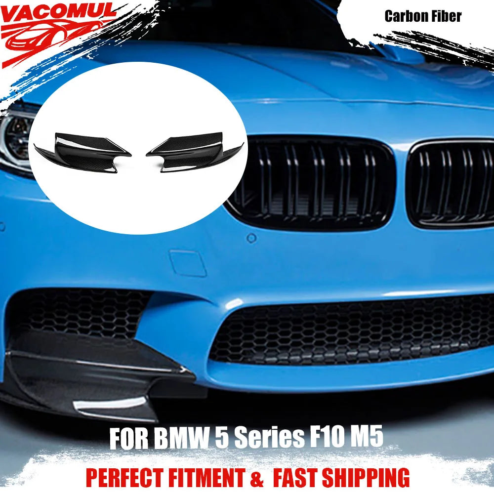 For BMW 5 Series F10 M5 Vacomul Real Carbon Fiber Front Bumper