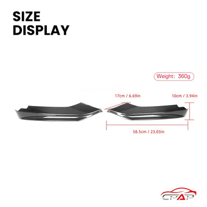 For BMW F32 F33 F36 Mp Real Dry Carbon Fiber Front Splitter