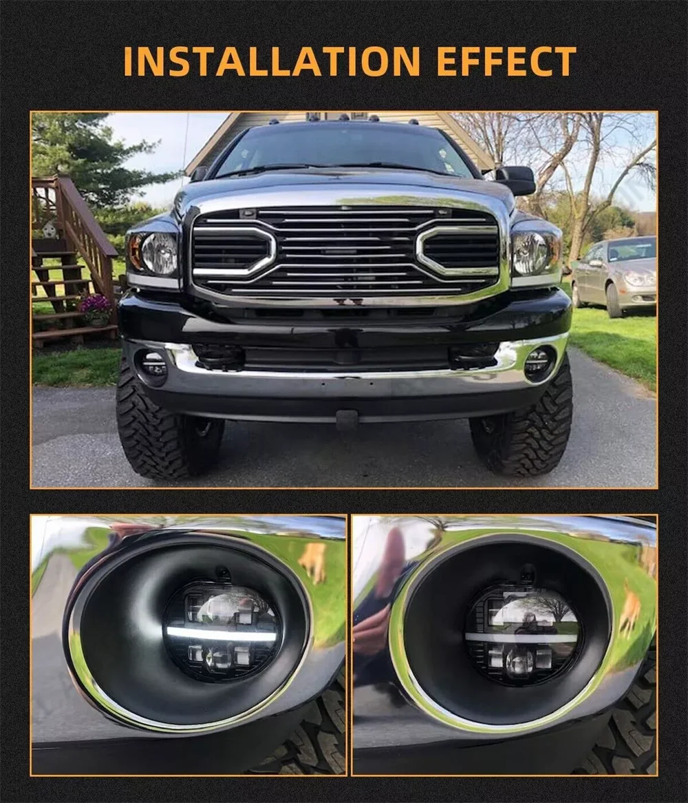 For Dodge Ram 1500 2002-2008 Dodge Fog Durango 2004-05 Ram 2500