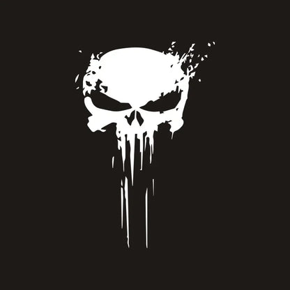 Pvc Stickers Punisher Skull Blood Sticker Decal Vinyl Reflective