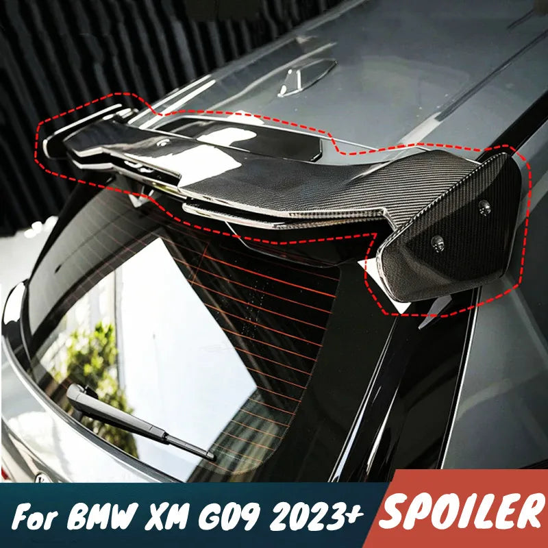 For 2023-2026 BMW Xm G09 Carbon Fibe Materiai Rear Trunk Roof