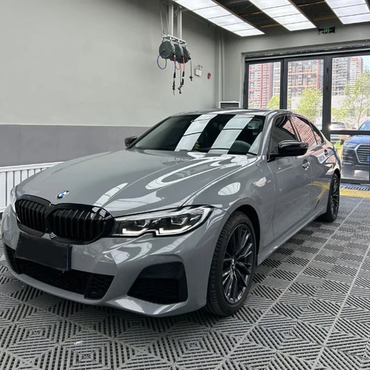 Premium Pet Gloss Nardo Grey Vinyl Wrap Film Air