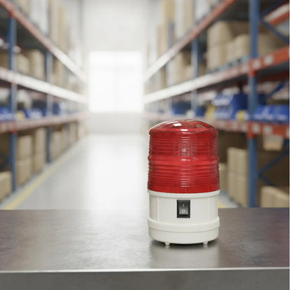 Battery Powered Red Warning Beacon Portable Emergency Indicator