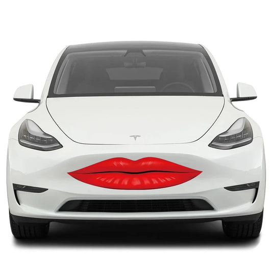 For Tesla Model 3 X Y S Custom Front Bumper Sticker Shark Mouth