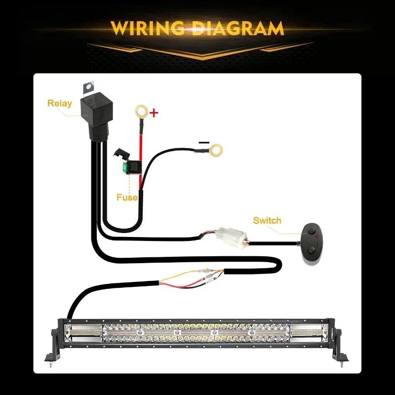 Auxbeam 42inch Modes Combo Beam Work Bar Memory Function