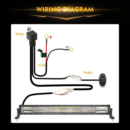 Auxbeam 42inch Modes Combo Beam Work Bar Memory Function
