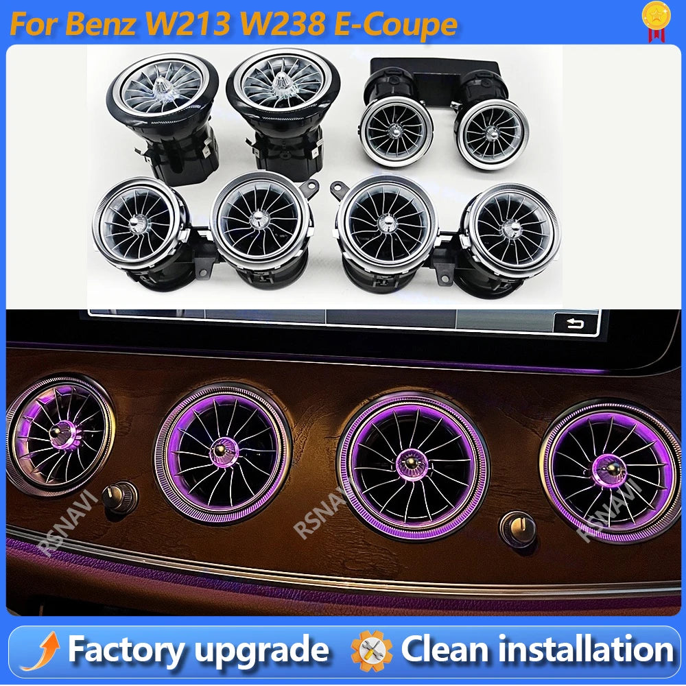 For Mercedes Benz E-Class W213 W238 Colour Eqs Air Vent Ambient