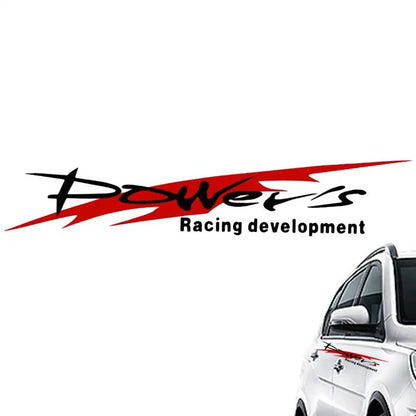 Racing Development Sticker Stylish Power S Sports Reflective