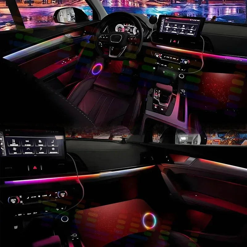 For Volkswagen Golf 7 MK7 2015 2016 Acrylic Interior Ambient Kit