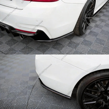 For BMW 4 Coupe M-Pack F32 Maxton Rear Side Splitters 2013-2020