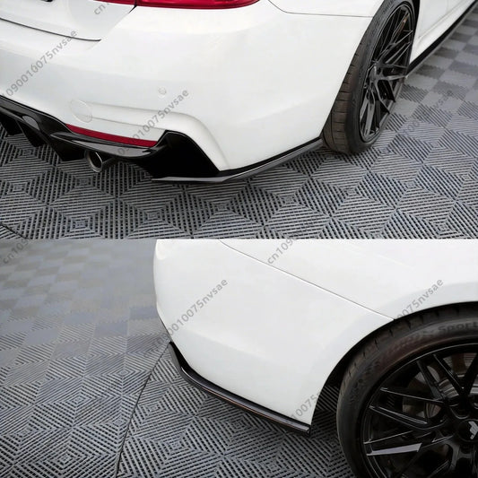 For BMW 4 Coupe M-Pack F32 Maxton Rear Side Splitters 2013-2020