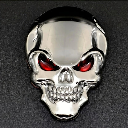 2PCS Skull Pirate Skeleton Buccaneer Head 3D Metal Body