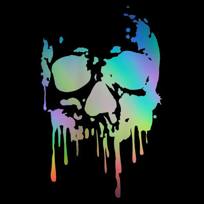 Skull Pattern Sticker Custom Stickers Motorcycle Exterior Parts