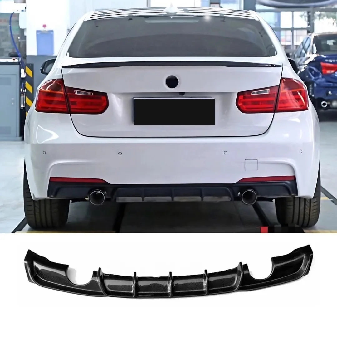 For BMW 3 Series F30 F31 Rear Bumper Lip Diffuser Air Dam Tuning