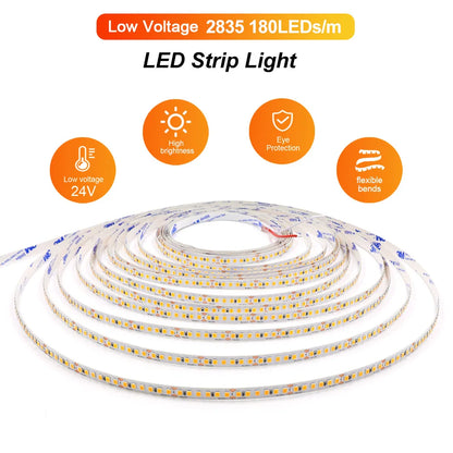 12V 24V 5M 10M 2835 Strip Flexible Tape Hight